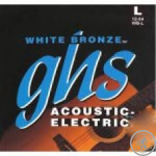 Струны для электрогитары ghs WB-L (12-54 White bronze) Струны для электрогитары ghs WB-L (12-54 White bronze)