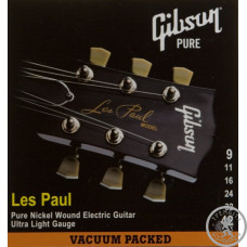Стуны для Электрогитары GIBSON SEG-LP9 LES PAUL PURE NICKEL WOUND .009-.042 Стуны для Электрогитары GIBSON SEG-LP9 LES PAUL PURE NICKEL WOUND .009-.042
