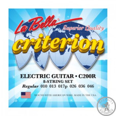 Струны для электрогитары La Bella Criterion C200R, 10-46 Струны для электрогитары La Bella Criterion C200R, 10-46