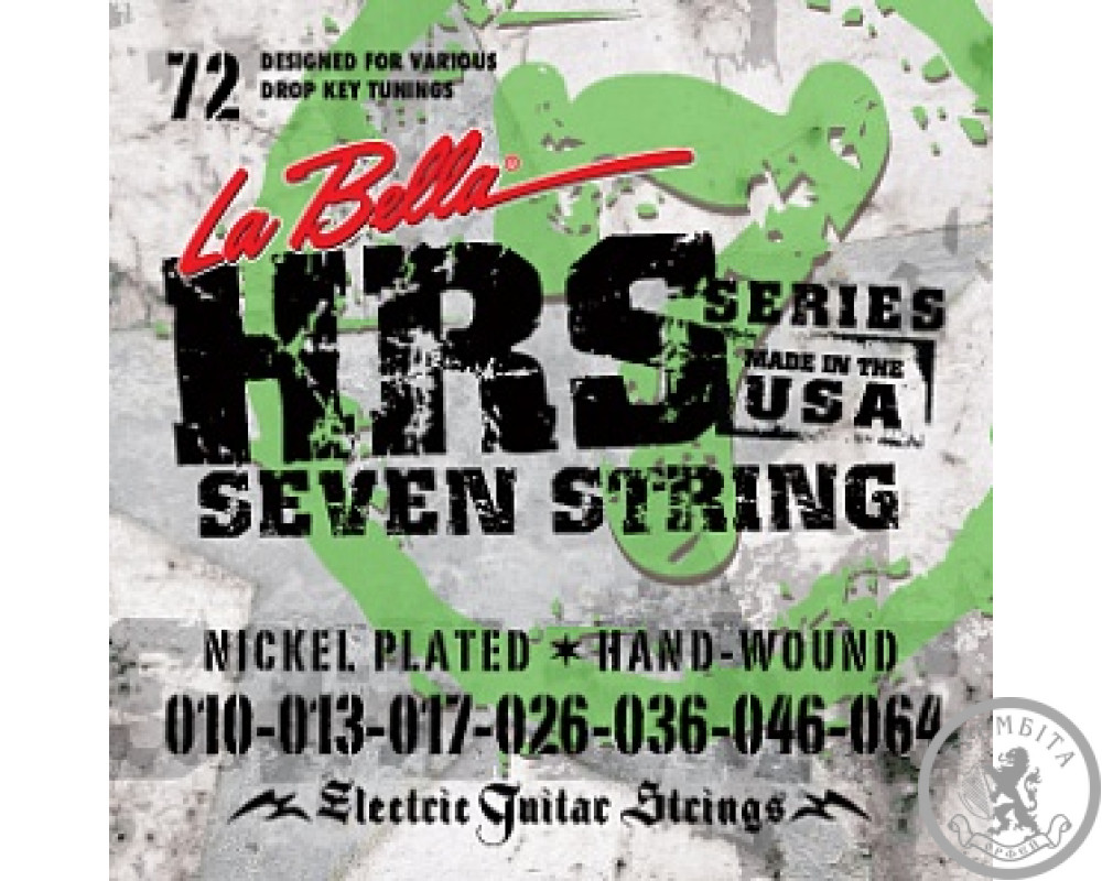 Струны для электрогитары HRS 72 (10-64)
