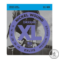 Струны для электрогитары D`ADDARIO EXL115 XL BLUES / JAZZ ROCK (11-49) Струны для электрогитары D`ADDARIO EXL115 XL BLUES / JAZZ ROCK (11-49)
