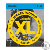 Струны для электрогитары D`ADDARIO EXL125 XL SUPER TOP / REGULAR BOTTOM (09-46)