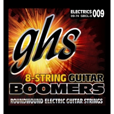 Струны для электрогитары GHS GBCL-8 серии Boomers Струны для электрогитары GHS GBCL-8 серии Boomers