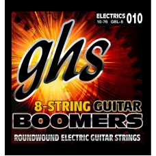 Струны для электрогитары GHS GBL-серии Boomers 8-струн Струны для электрогитары GHS GBL-серии Boomers 8-струн