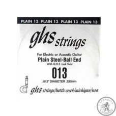 Струна для гитары GHS STRINGS 013 SINGLE PLAIN BALLEND Струна для гитары GHS STRINGS 013 SINGLE PLAIN BALLEND