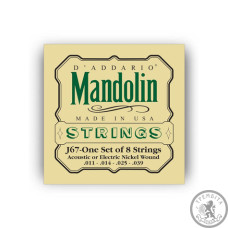 Струны для мандолины Mandolin Nickel Medium, 11-39 Струны для мандолины Mandolin Nickel Medium, 11-39
