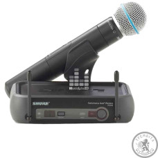 Shure PGX24ESM58R1 система беспроводная вокальная с микрофоном SM58. Shure PGX24ESM58R1 система беспроводная вокальная с микрофоном SM58.