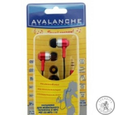 Навушники Avalanche MP3-110 (Червоні) Навушники Avalanche MP3-110 (Червоні)