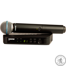Shure BLX24EBeta58 система беспроводная вокальная с микрофоном BETA58 (Q25). Shure BLX24EBeta58 система беспроводная вокальная с микрофоном BETA58 (Q25).