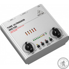 Усилитель Микрофонный BEHRINGER MIC100 TUBE ULTRAGAIN Усилитель Микрофонный BEHRINGER MIC100 TUBE ULTRAGAIN